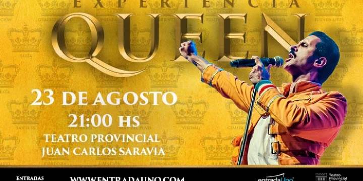 El 23 de agosto en el Teatro Provincial: Experiencia Queen 