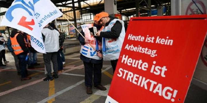 Alemania se paralizó por una huelga por la suba de precios