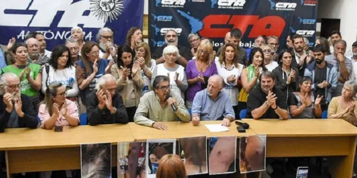 Las CTA repudiaron la represión a jubilados en el Congreso