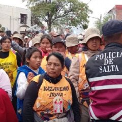 La Policía recibió a peregrinos de Iruya