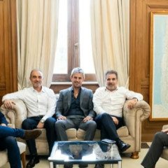 Diego Santilli recibió al PRO en Casa Rosada