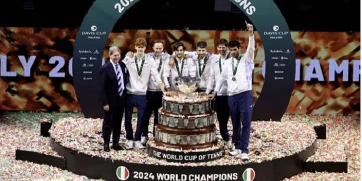 Italia, nuevamente conquistó  la Copa Davis, la 3º en la historia