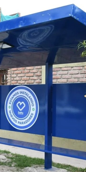 El Municipio instala nuevos paradores para colectivos