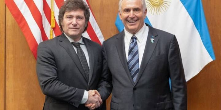 Milei se reunió con el embajador de EEUU Marc Stanley