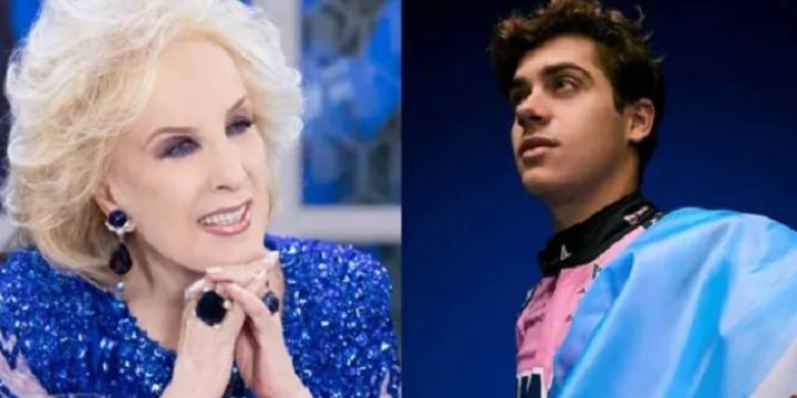 Mirtha felicitó a Colapinto por su vuelta a la Fórmula 1