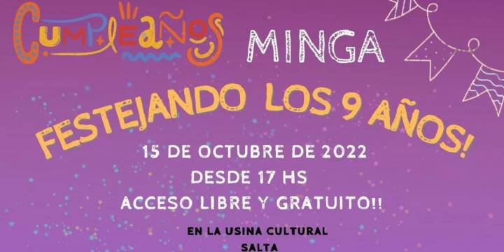 Minga Colectivo Artístico Cultural celebra sus 9 años