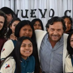 Sáenz inauguró las obras del Colegio América Latina