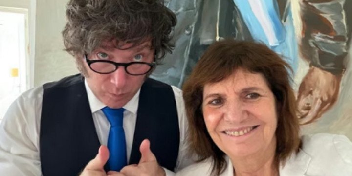 Milei negó disputa interna con Bullrich