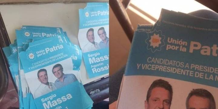 Unión por la Patria denunció rotura de boletas en el país