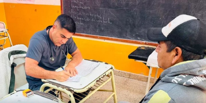 Operativo de atención sanitaria en Anta