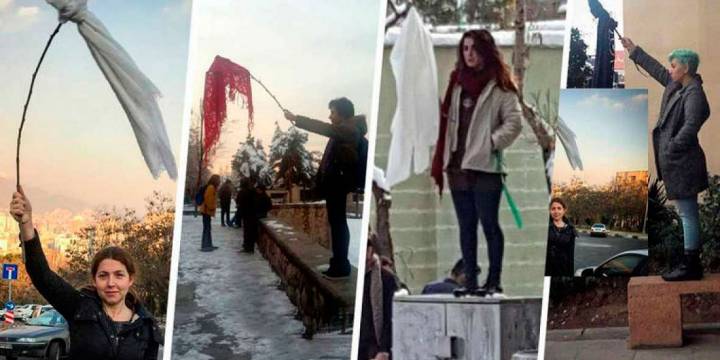 La policía iraní reprimió a mujeres que se sacaron el velo