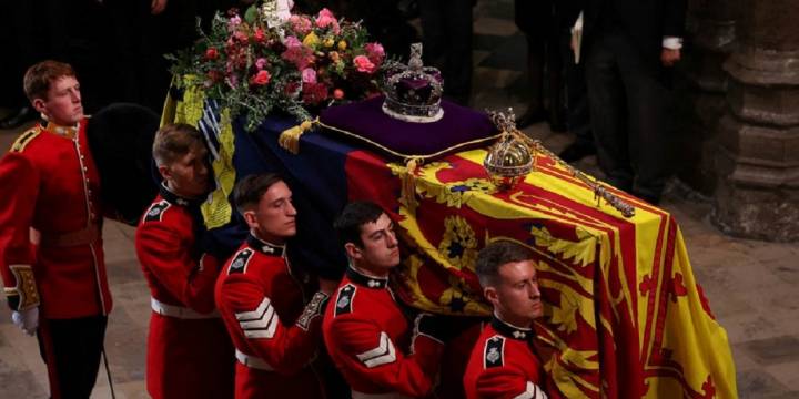Finalizó el histórico funeral de la reina Isabel II 
