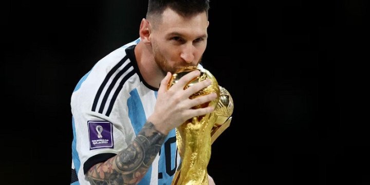 La AFA homenajea a Lionel Messi