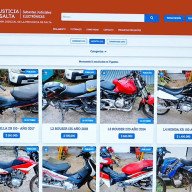 Subasta electrónica de motos del Poder Judicial