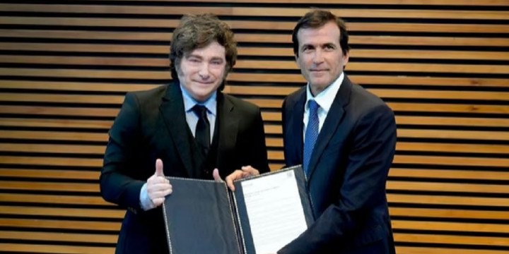 Milei distinguió al polista Adolfo Cambiaso