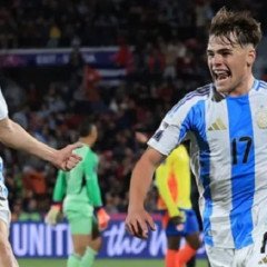 La Selección en la final de los Suramericanos