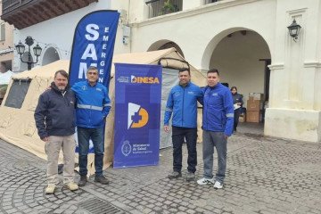 Operativo del SAMEC por la procesión del Milagro