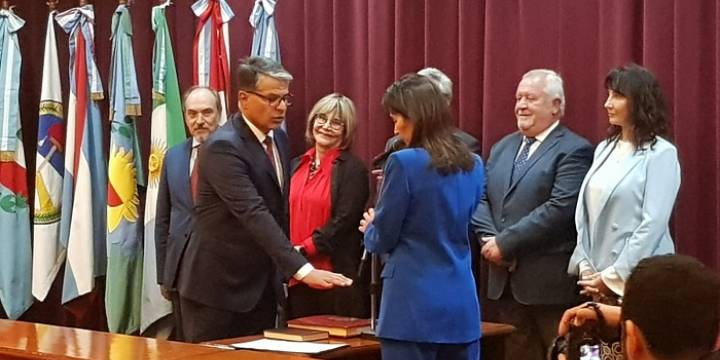 Juraron dos nuevos jueces para el Distrito Judicial Centro