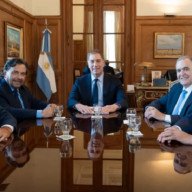 Sáenz se reunió con el Jefe de Gabinete de la Nación